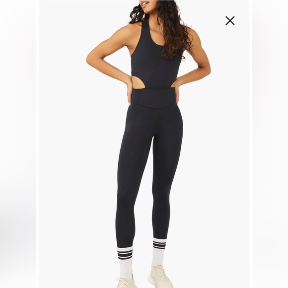 FP Movement by Free People Pants - Free People Movement Back It Up Black Jumpsuit Size XS NWOT